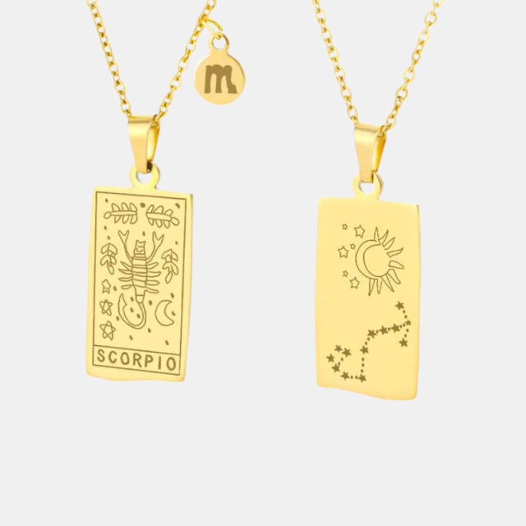 Zodiac Tile Necklace