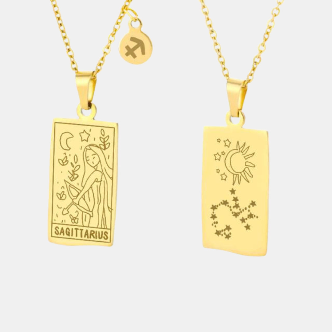 Zodiac Tile Necklace