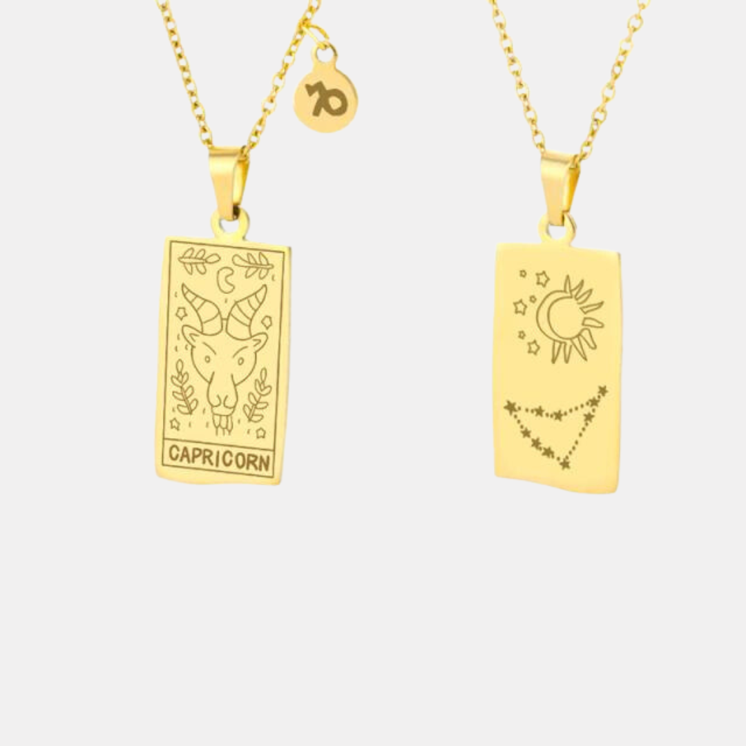Zodiac Tile Necklace