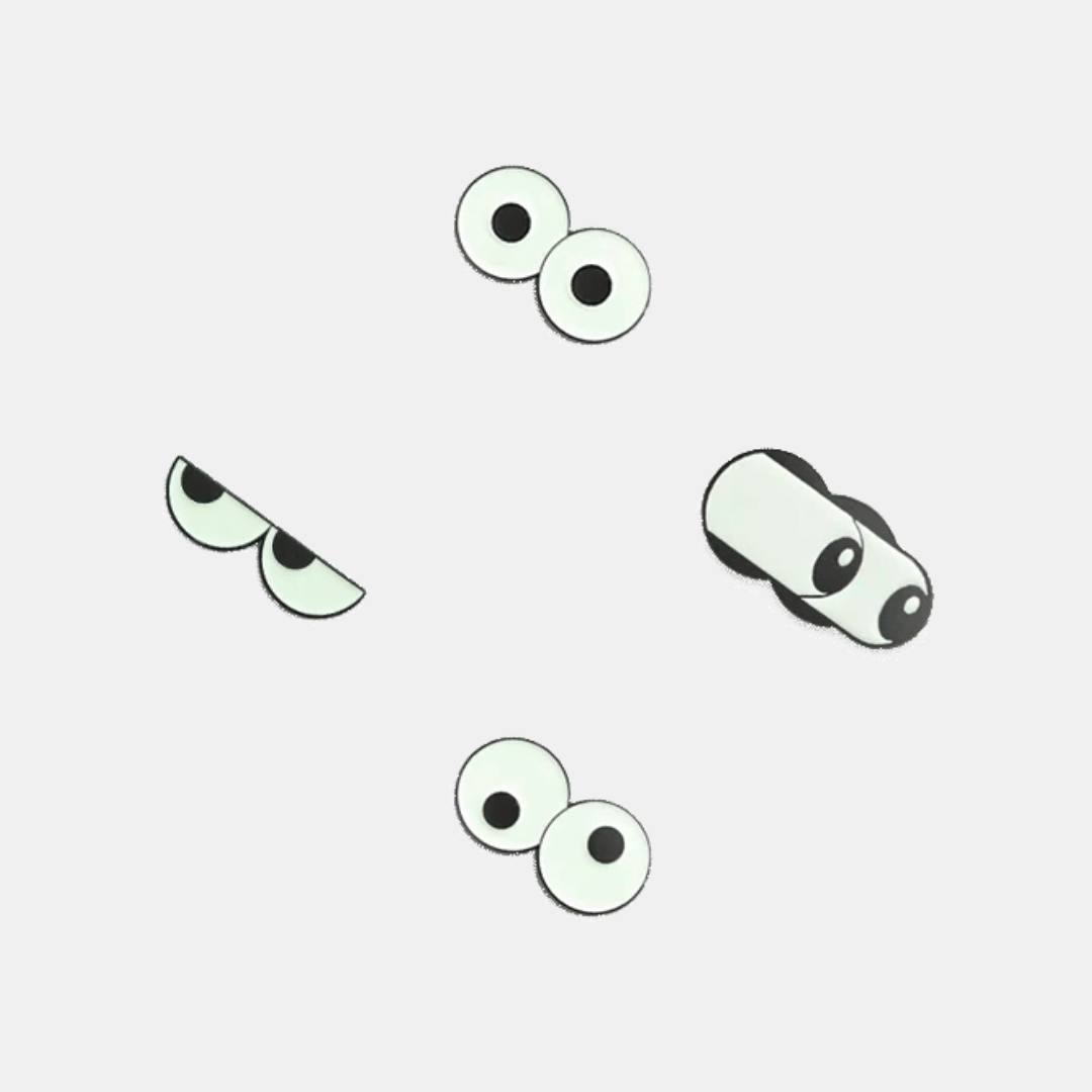Glow Eyes Magnetic Plant Charm Set