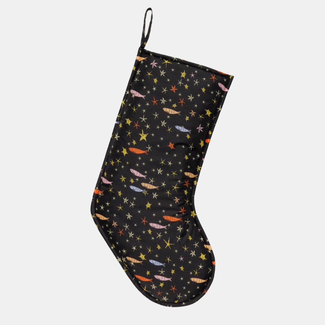 Star Fish Holiday Stocking