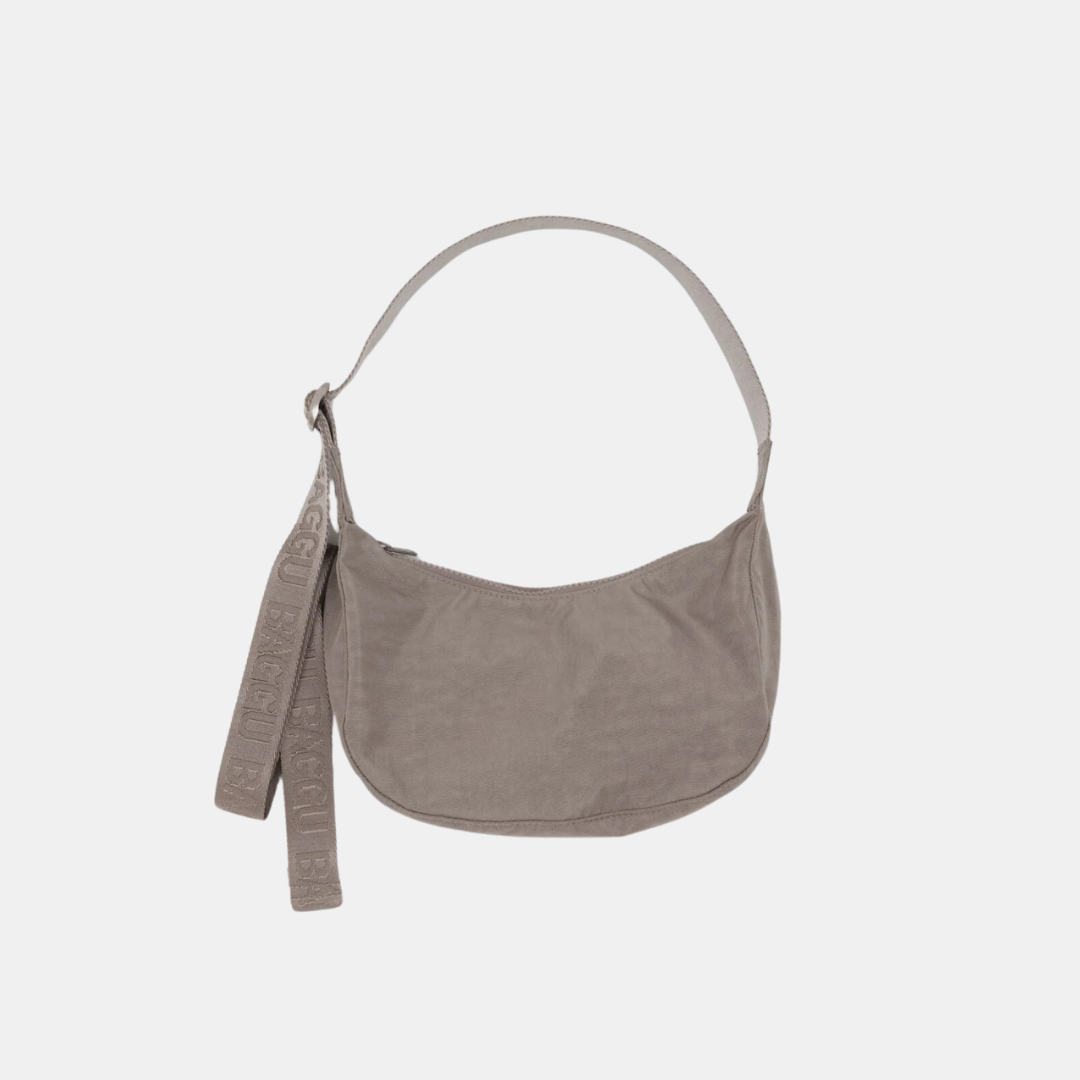 Dove Small Nylon Crescent Bag
