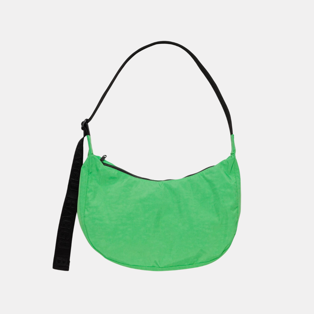 Aloe Medium Nylon Crescent Bag
