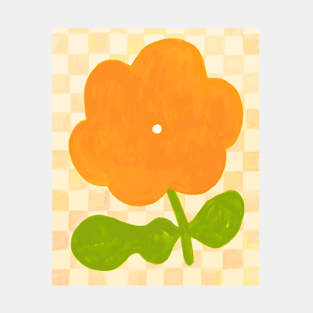 Pansy Glow Print