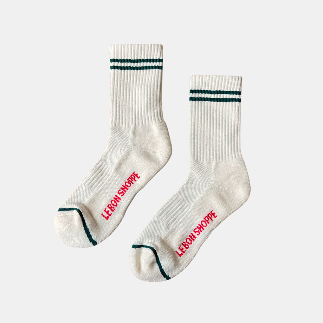 Parchment Boyfriend Socks