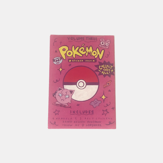 Pokemon Card Sticker Pack Volume 3
