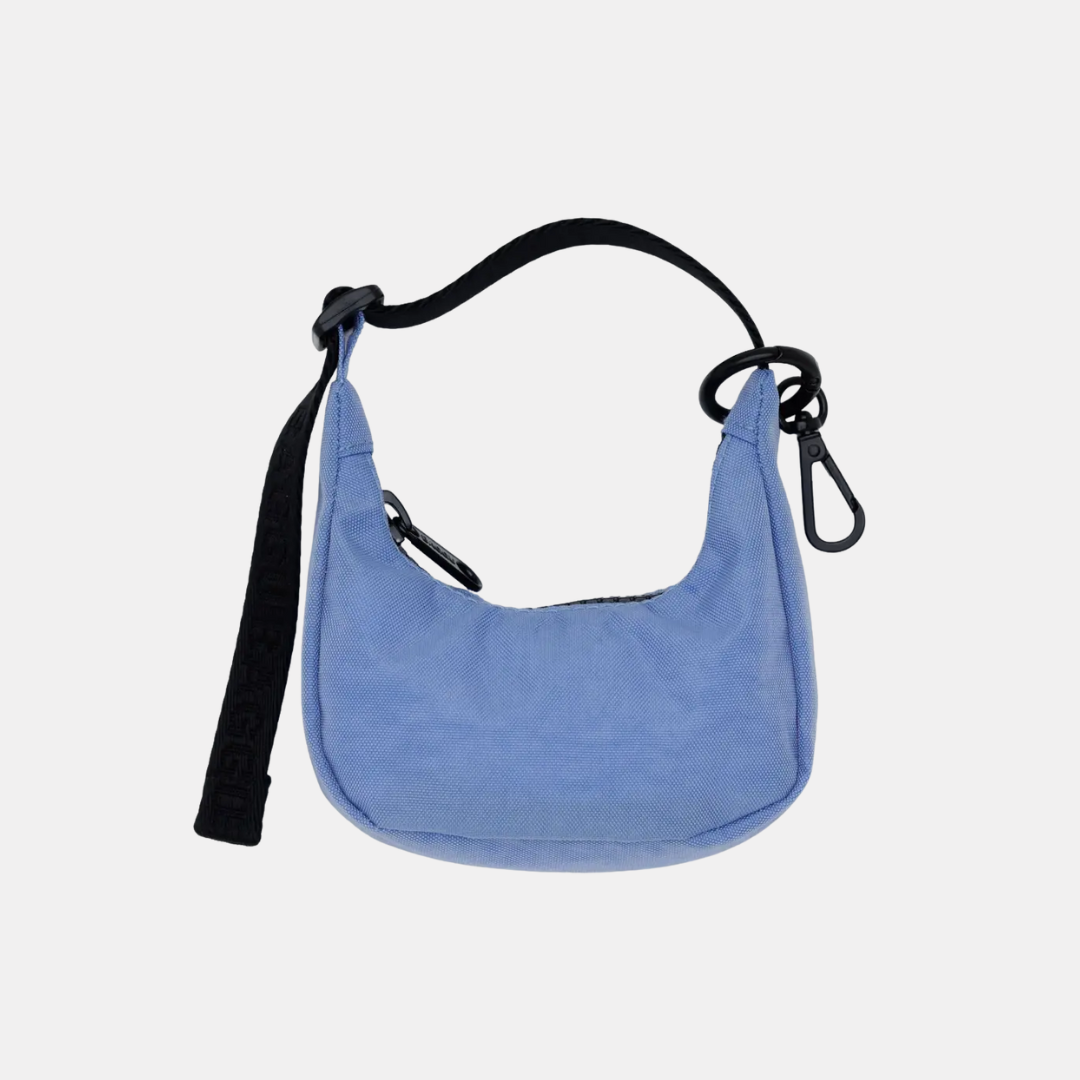 Cornflower Crescent Bag Charm