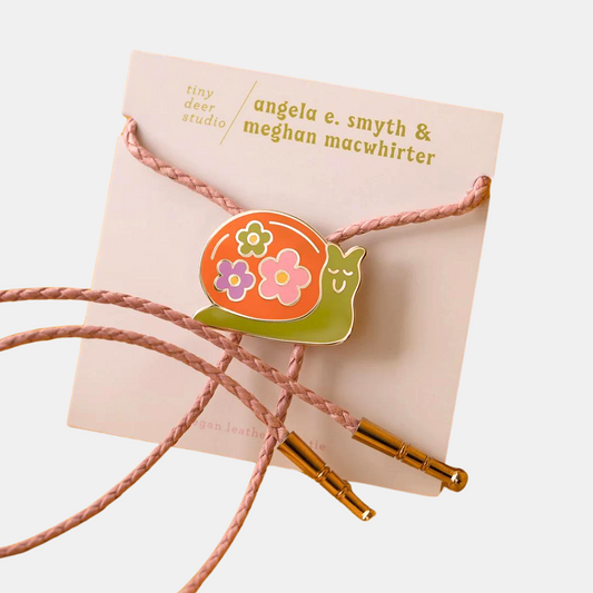 Snail Bolo Tie