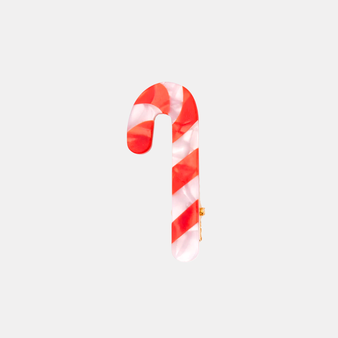Candy Cane Hair Clip