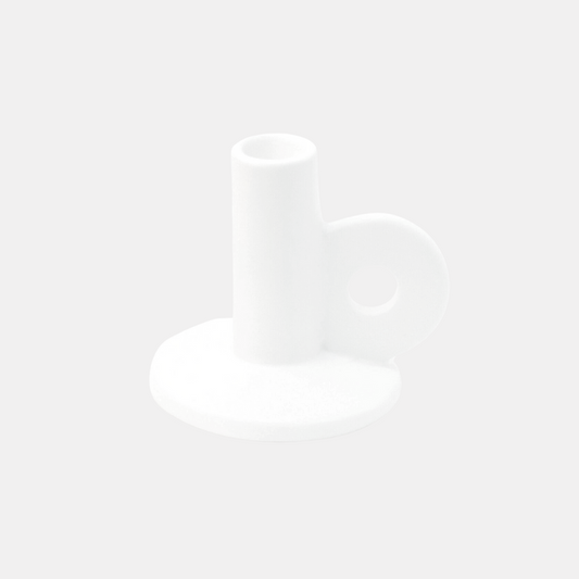 Tall White Candle Holder