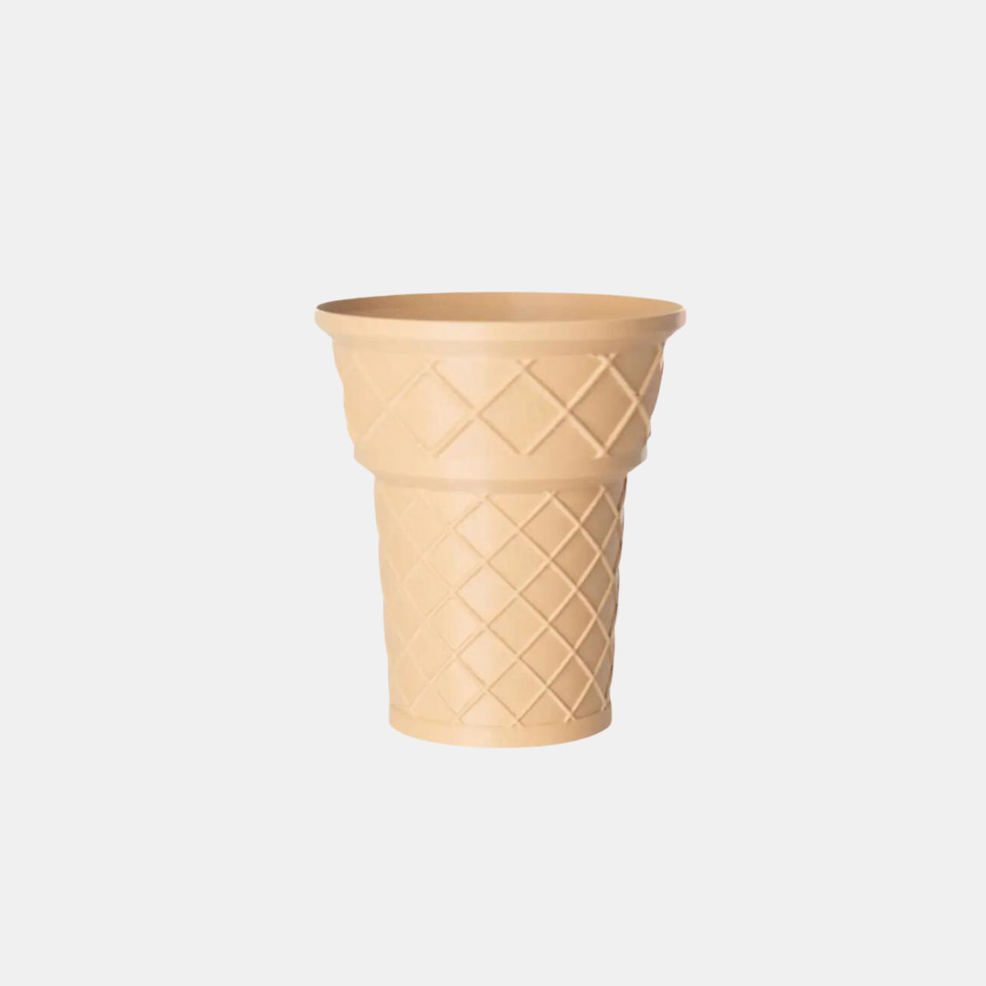 Ice Cream Cone Plant Pot