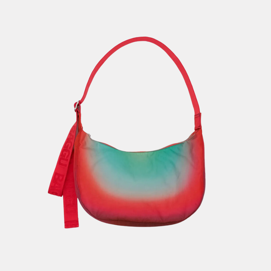 Rain Medium Nylon Crescent Bag