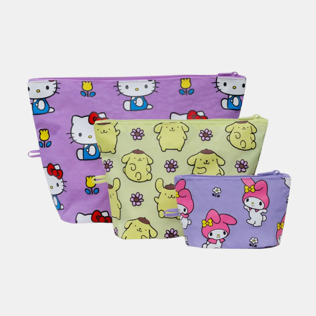 Hello Kitty And Friends Florals Go Pouch Set
