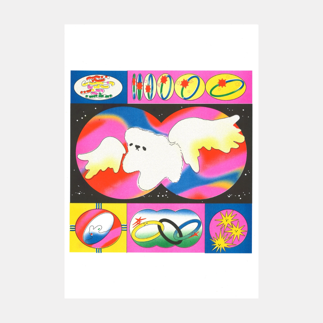 Angel Dog Print