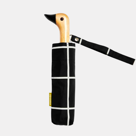Black Grid Original Duckhead Umbrella