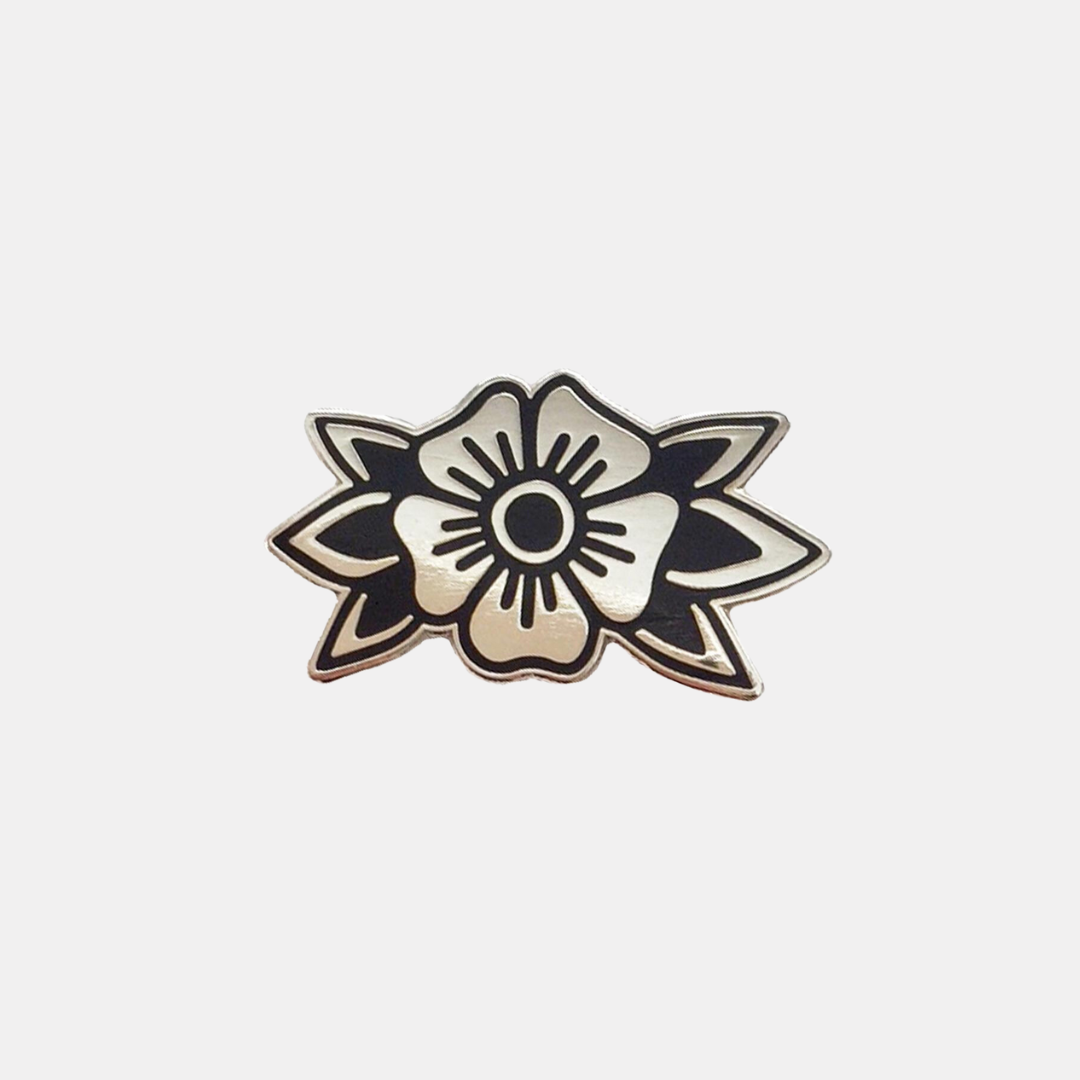 Traditional Flower Enamel Pin