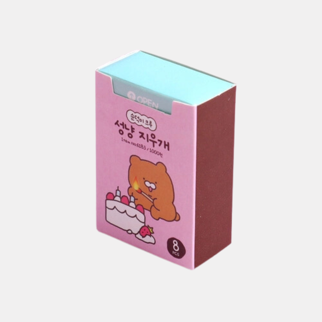 Matchbox Eraser Set