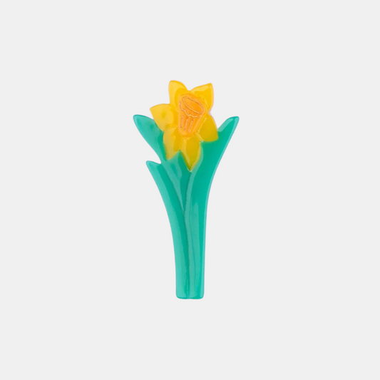 Daffodil Hair Clip