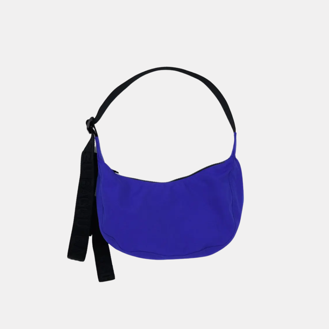 Lapis Small Nylon Crescent Bag