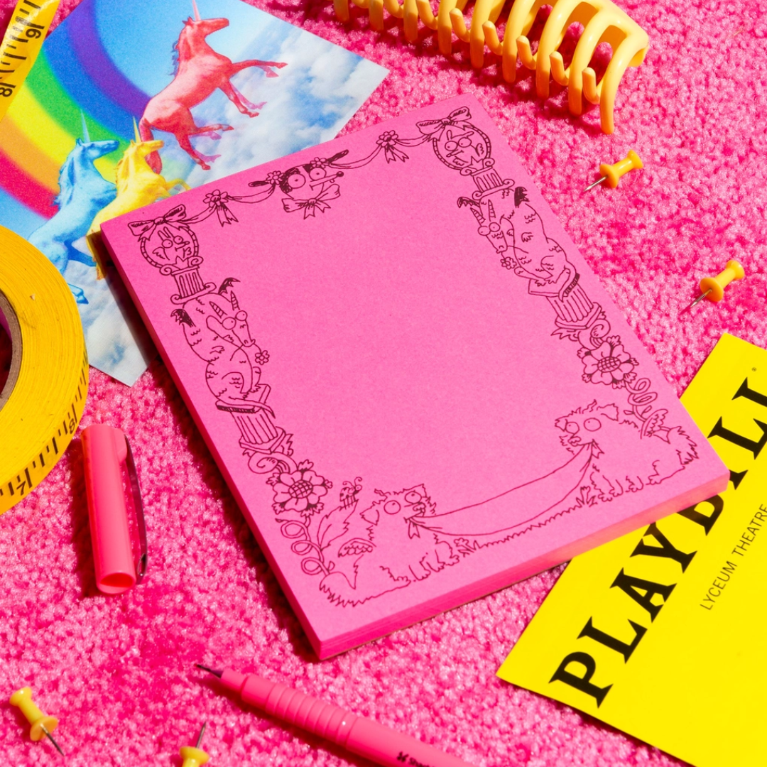 Pink Fancy Scratch Pad