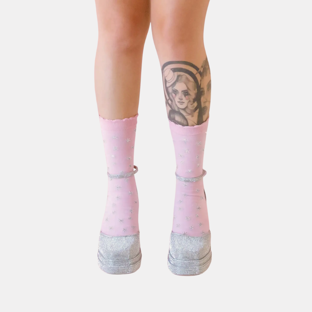 Silver Star Socks
