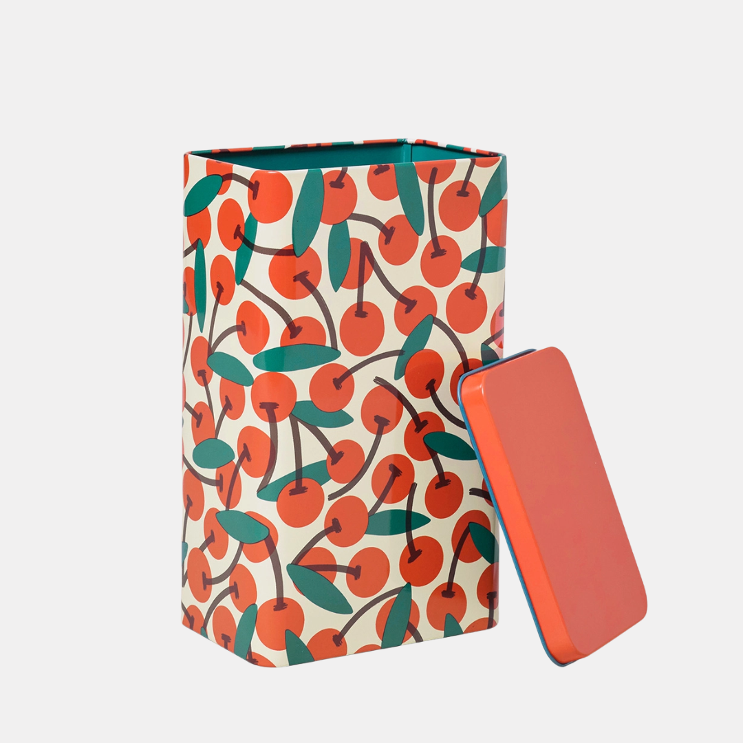 Cherries Kitchen Storage Tin