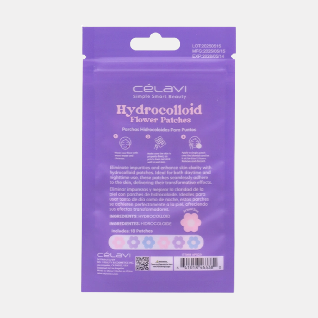 Flower Hydrocolloid Spot Patches