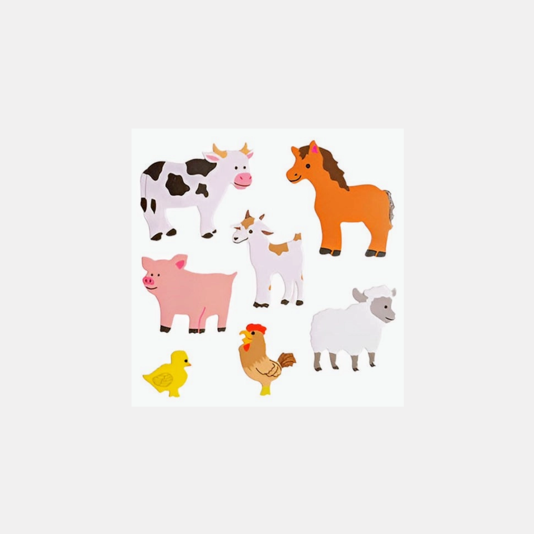 Farm Animals Sticker Sheet