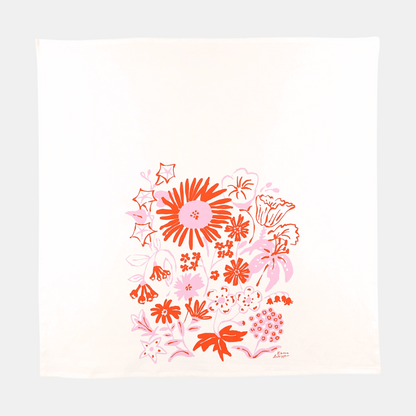 Summer Florals Tea Towel