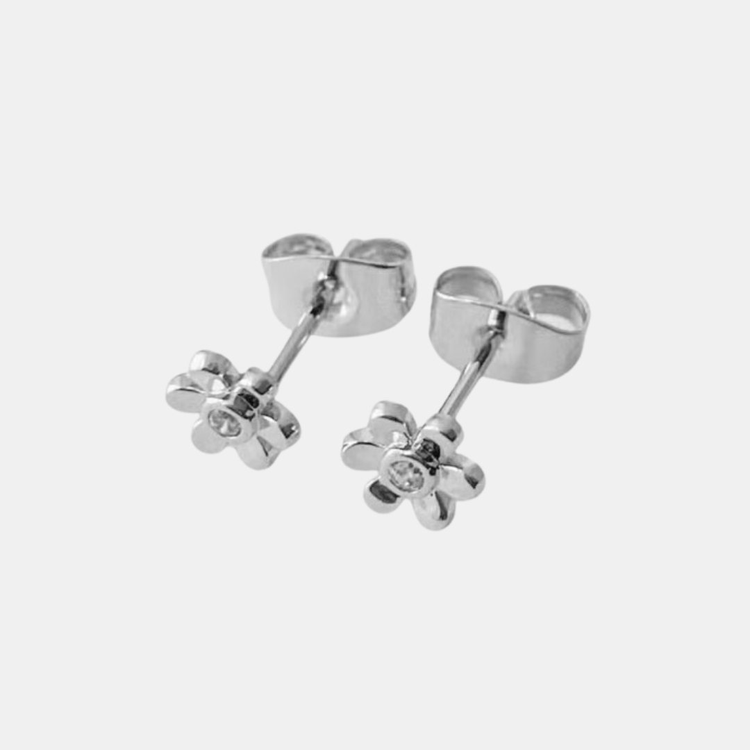 Silver Blossom Studs