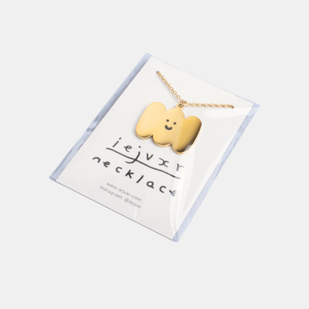 Happy Sad Cloud Necklace