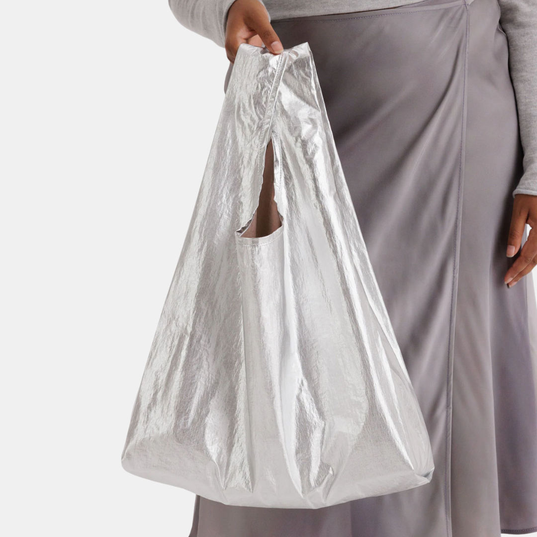 Chrome Metallic Standard Baggu
