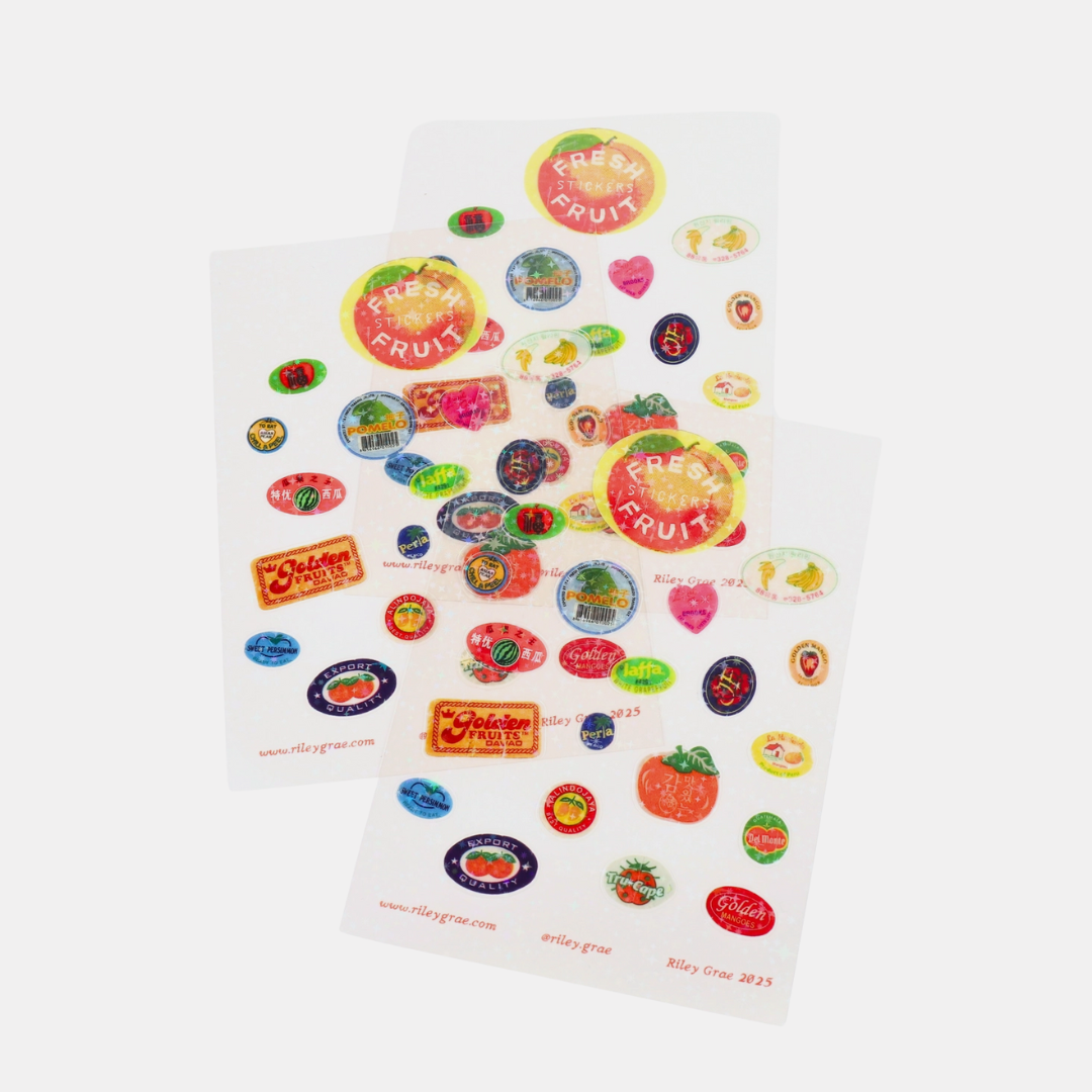 Fresh Fruit Sticker Sheet