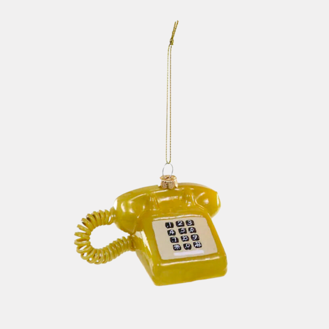 Retro Telephone Ornament