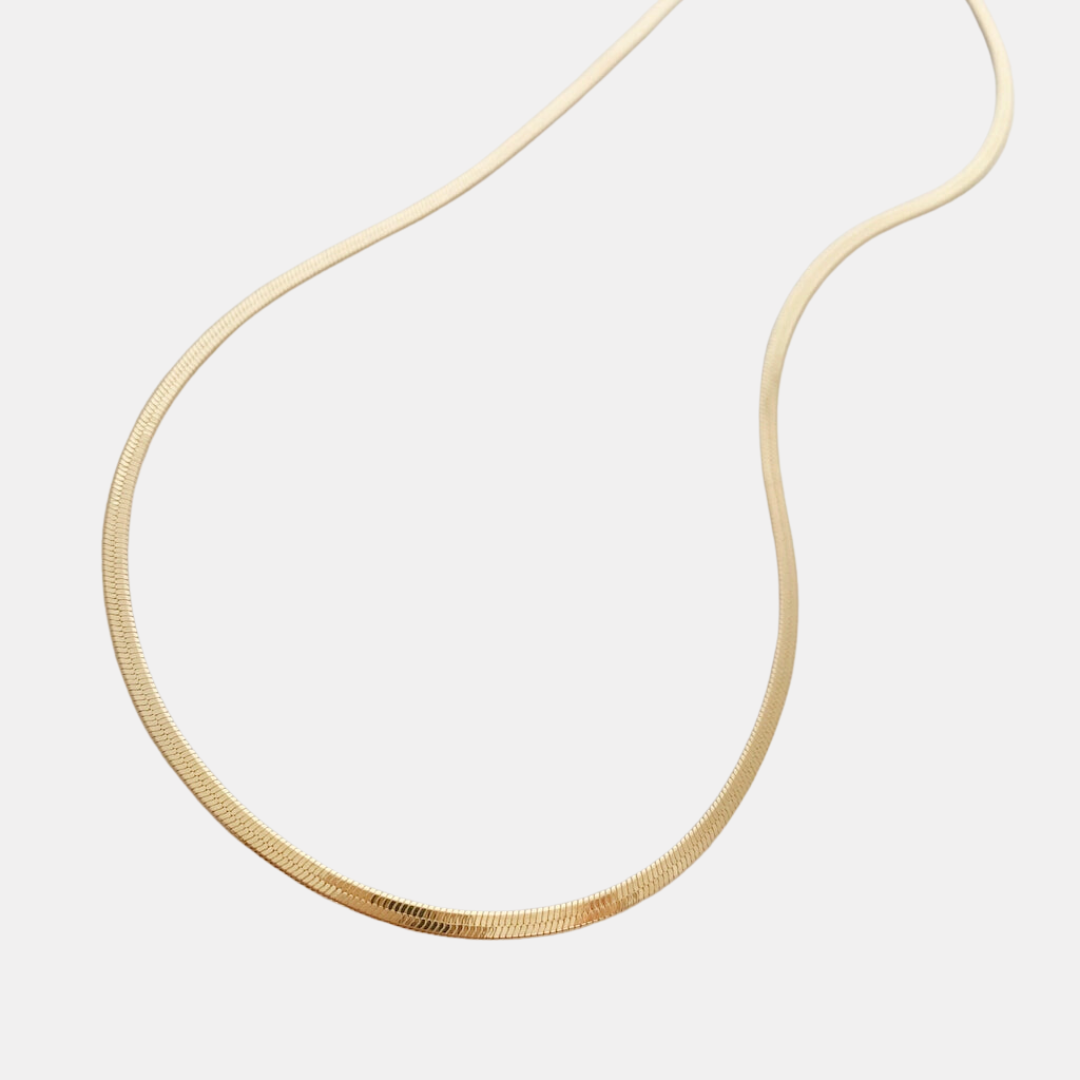 Gold Snake Chain Necklace