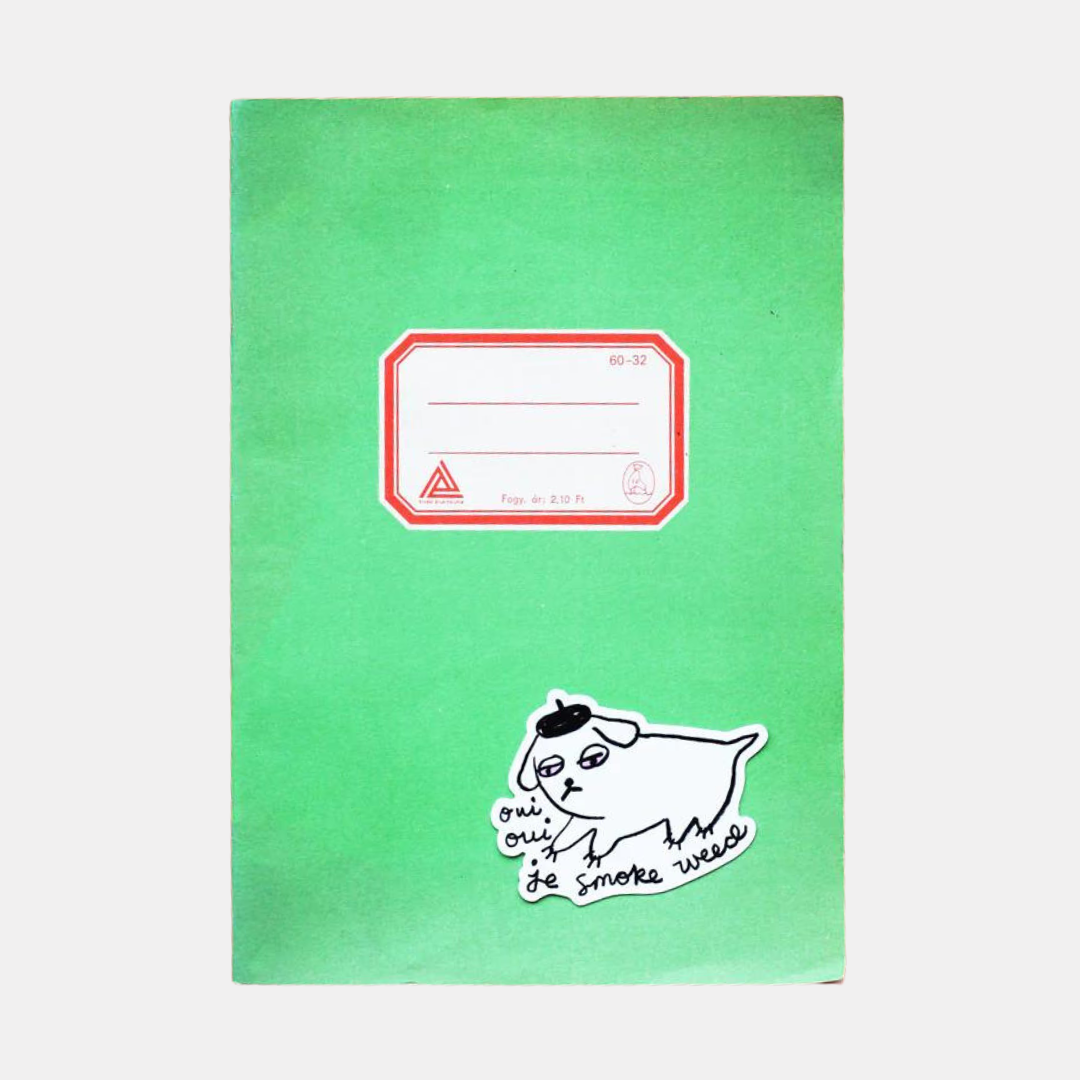 Oui Oui Je Smoke Weed Sticker