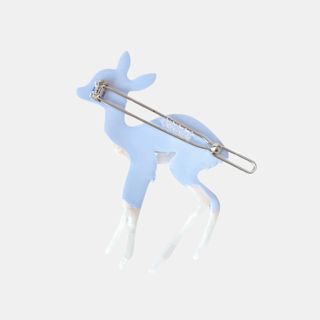Blue Deer Hair Clip