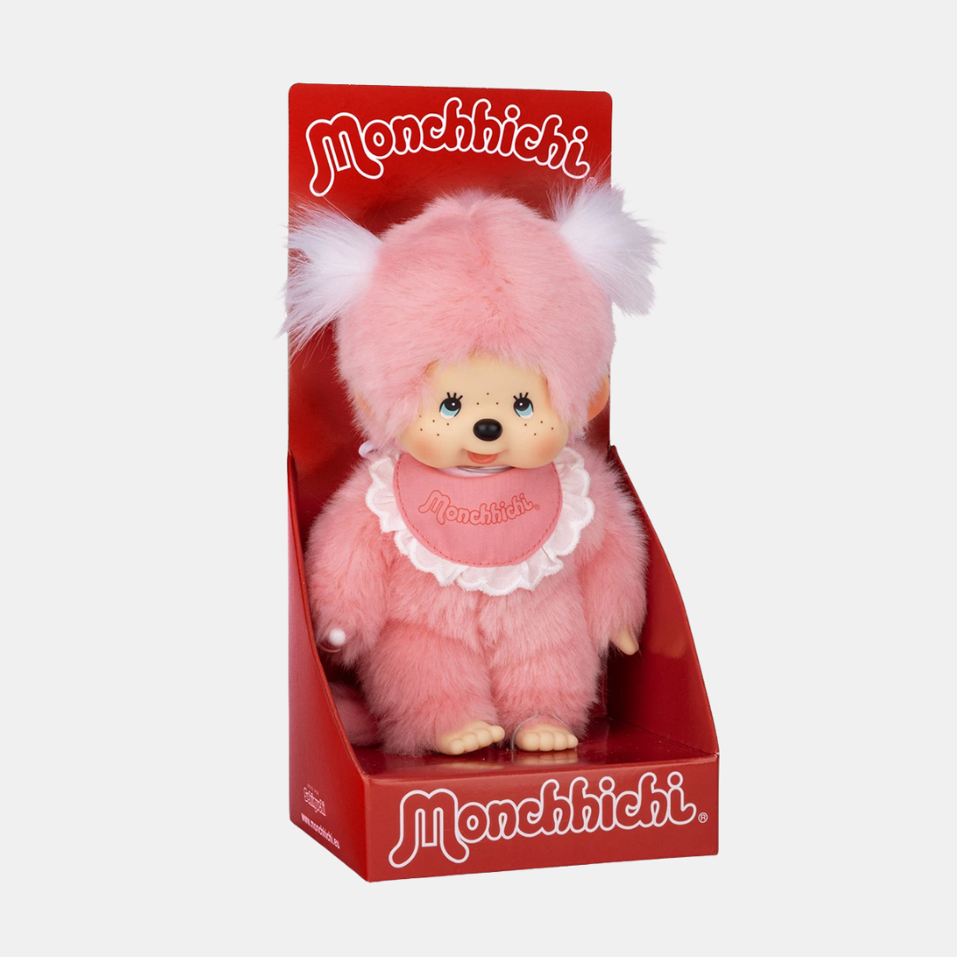 Monchhichi Pink Girl Plushie