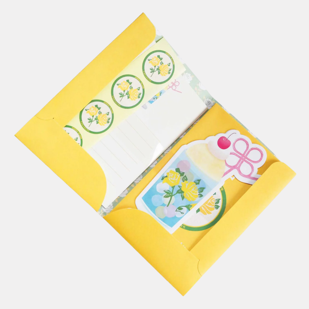 Aderia Retro Rose Mini Letter Set