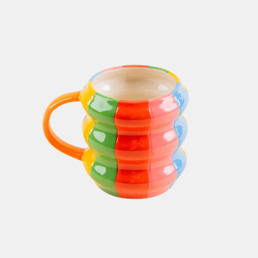 Rainbow Wave Mug