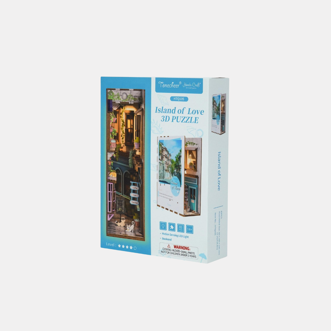 Island of Love Book Nook DIY Miniature Kit