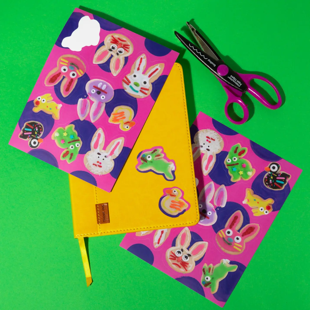Springtime Cookies Sticker Sheet