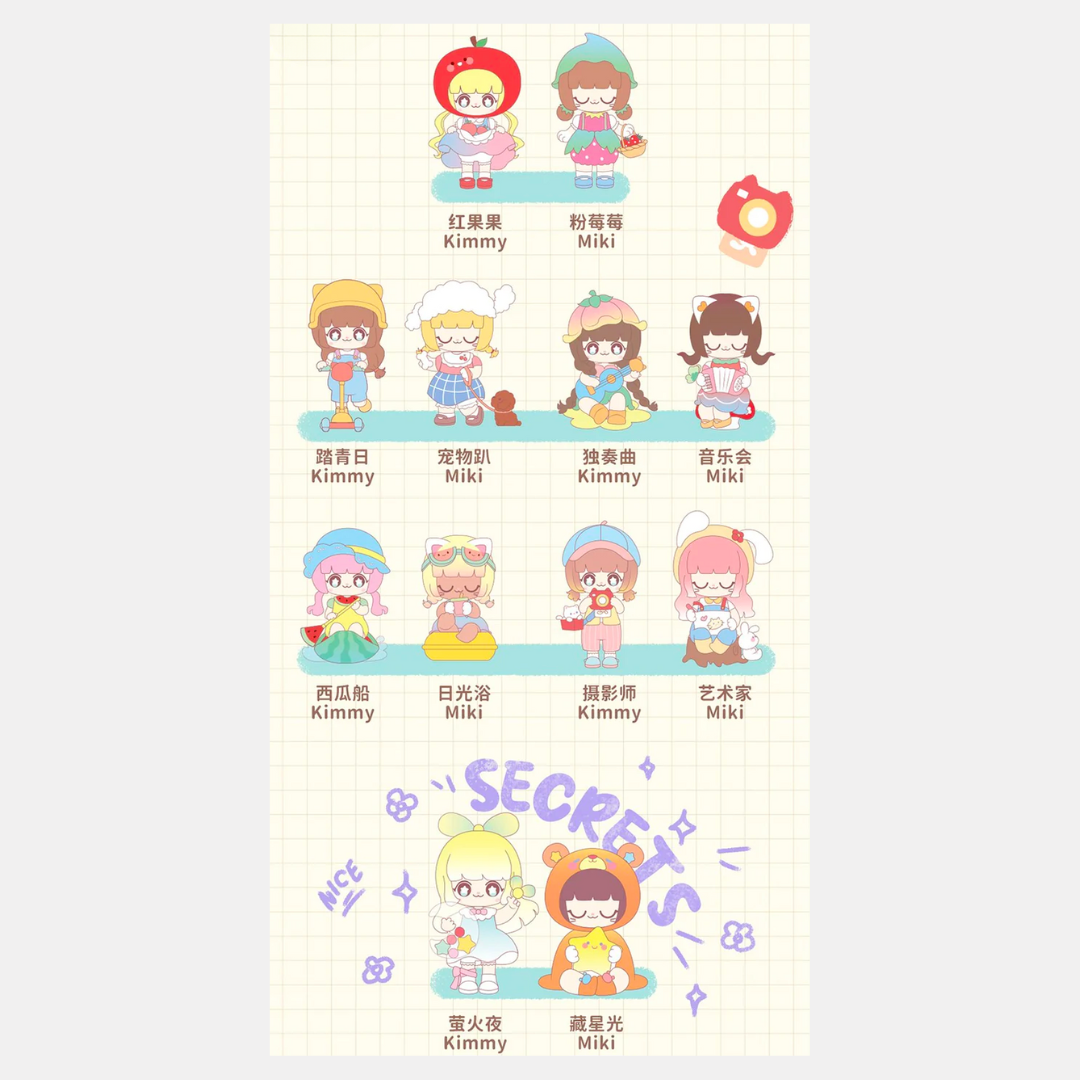 Kimmy & Miki Outing Diary Blind Box