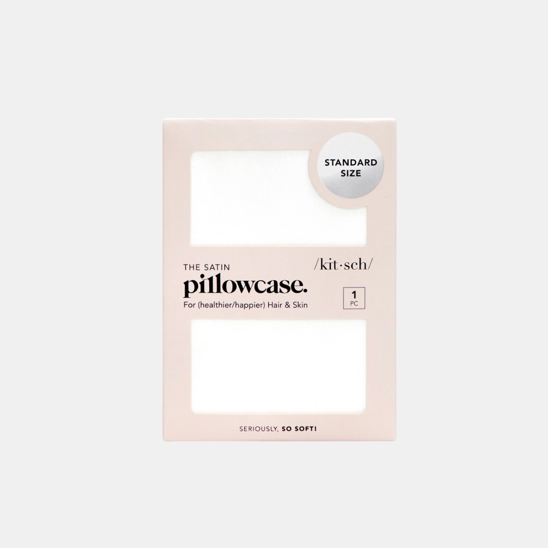 Ivory Satin Pillowcase