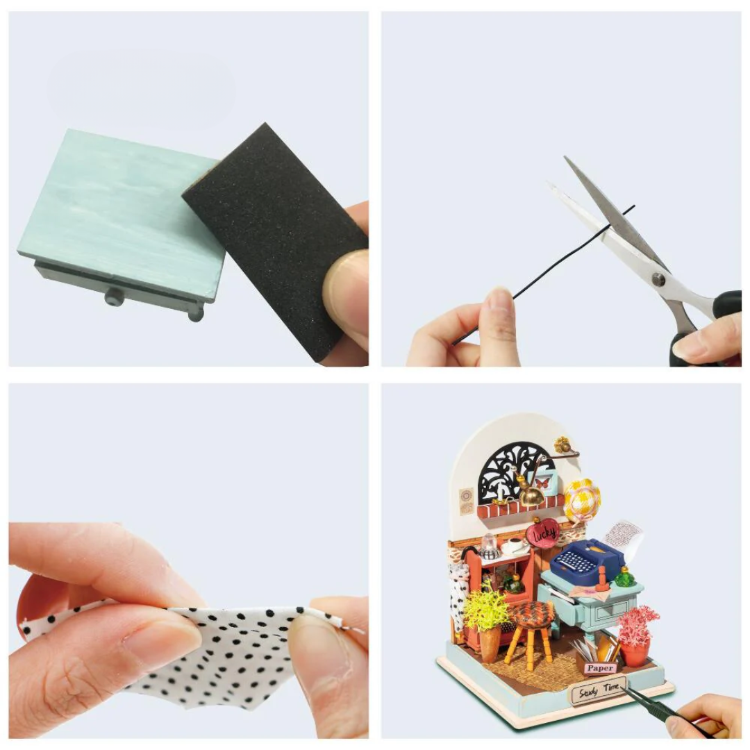 Record Mood Study DIY Miniature Kit