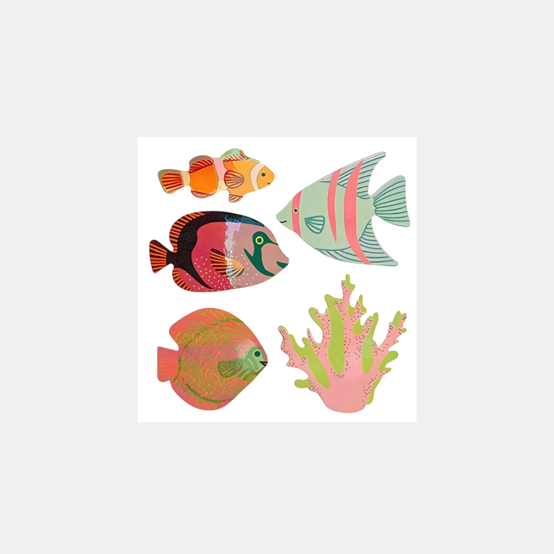 Tropical Fish Sticker Sheet