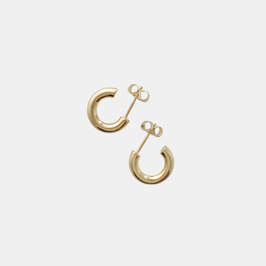 Gold Carolina Thick Hoops
