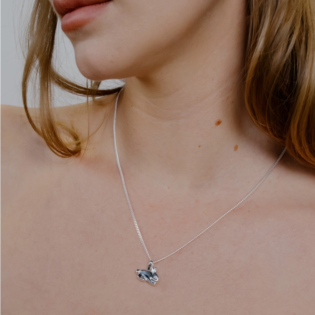 Gold Bunny Necklace