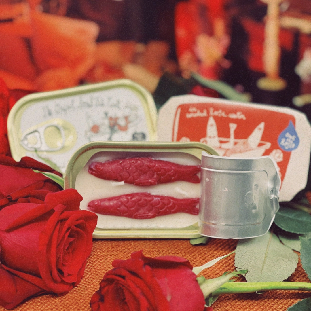 Smoked Rose Water Tinned Fish Candle