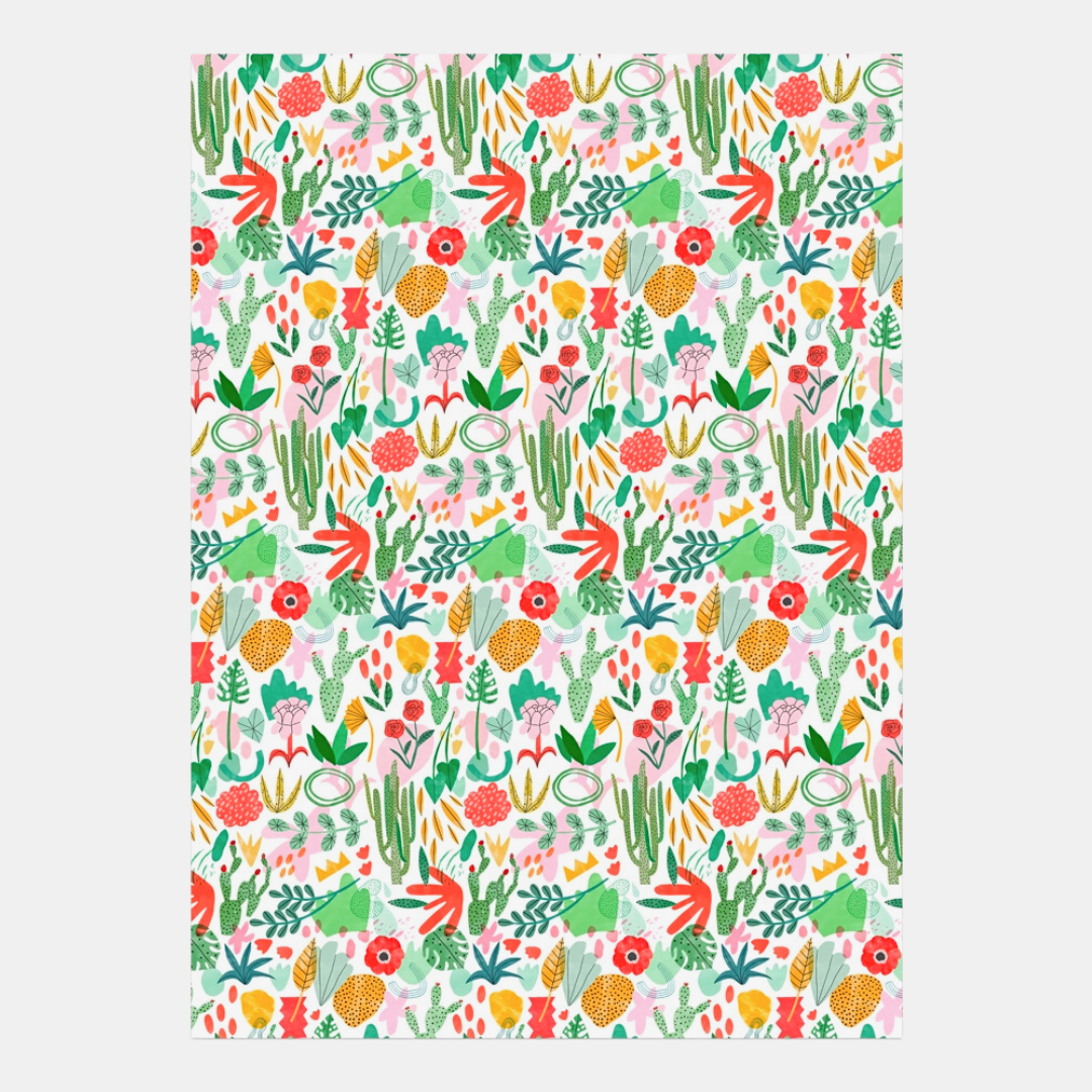 Succulent Garden Gift Wrap